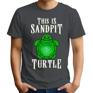 This Is Sandpit Turtle T-Shirt: Goth Emo Heavy Metal Gift