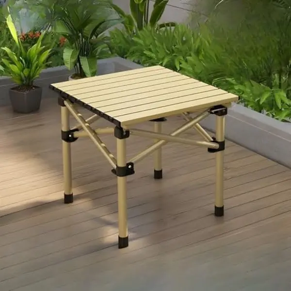 Portable Foldable Camping Table - Lightweight, with Carry Bag, Ideal for Outdoor Camping, Cooking, Picnics, Boating, and Traveling