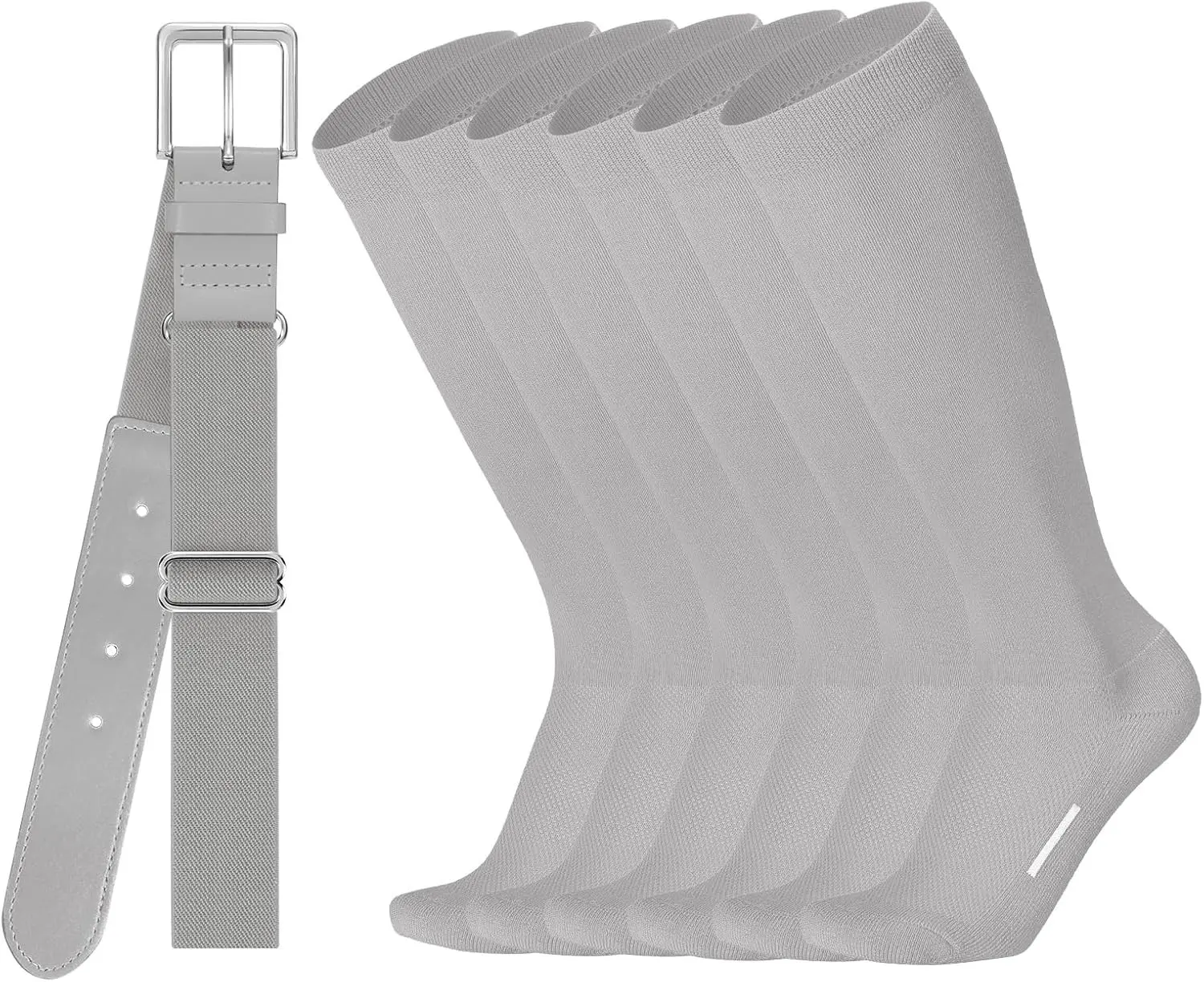 Baseball Softball Socks and Belt Combo Set 3 for Youth Adult Soccer Football Socks