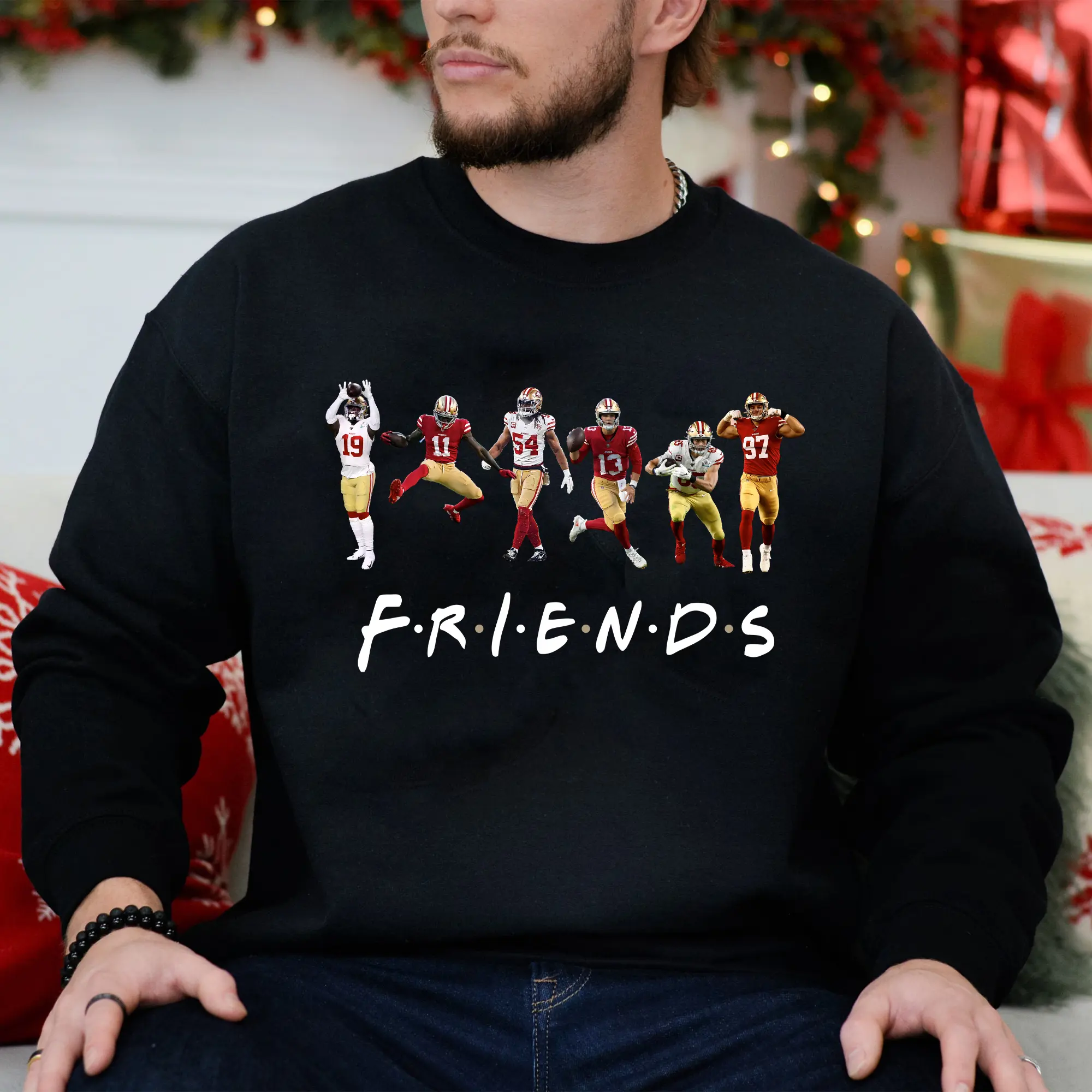 49.e.r.s Sweatshirt, San Fransisco Friends Gear Shirt, Fan Gift Sweatshirt Fabric Tops Casual Round Neck Crewneck