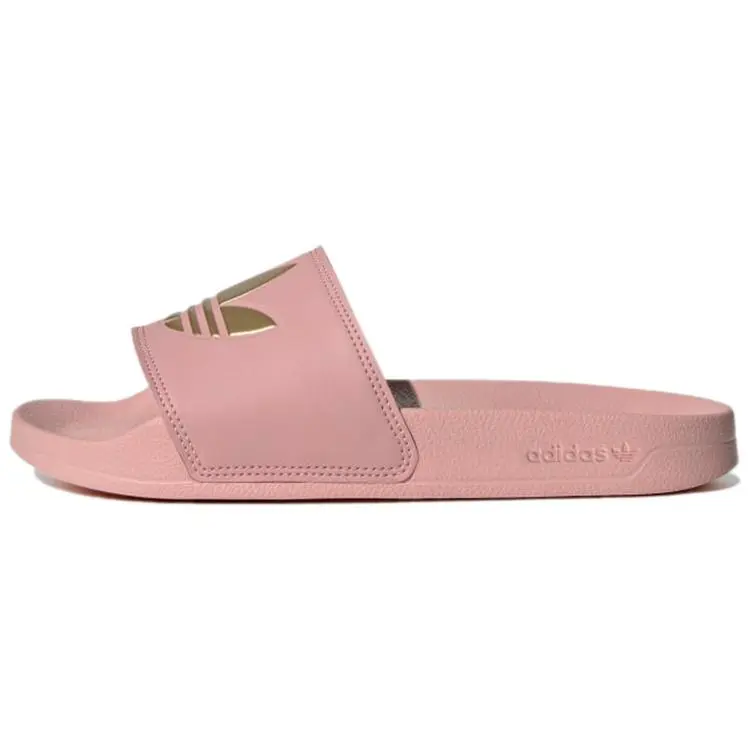 Adidas Adilette Lite Slides Wonder Mauve Matte Gold Women's GZ6198