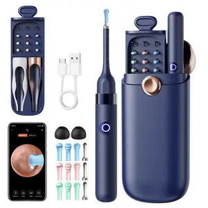 2026 HD Ear Wax Removal Kit with Camera – Visual Otoscope Ear Cleaner, Flexible Scope & Precision Tweezers, Safe Ear Cleaning for Adults & Kids