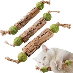 Pure Natural Catnip & Silvervine Dental Chew Sticks for Cats | Promotes Healthy Teeth & Gums | Fun & Engaging Treat for Happy Felines