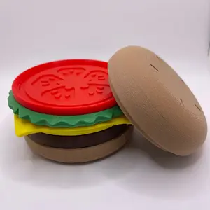 Cheeseburger Coaster Set | Fun and Unique Kitchen Decor, Perfect for Parties and Gifts