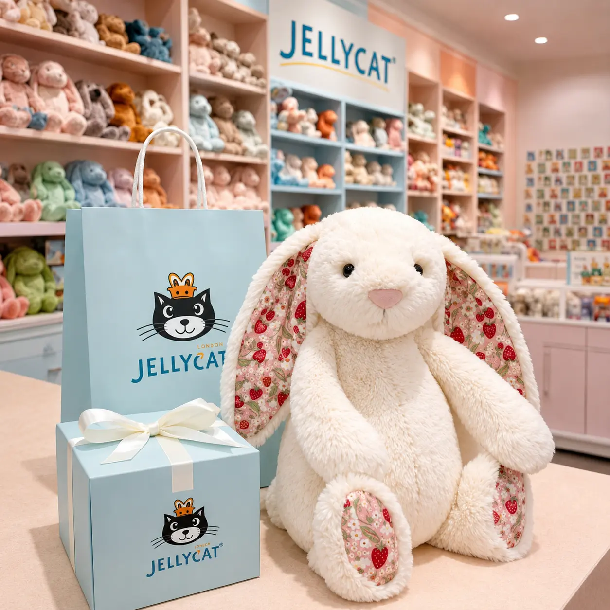 Jellycat Blossom Bunny Plush 31cm – Cute, Cuddly & Perfect for Cozy MomentsJellycat Blossom Bunny Plush 31cm – Cute, Cuddly & Perfect for Cozy Moments, Easter Gift