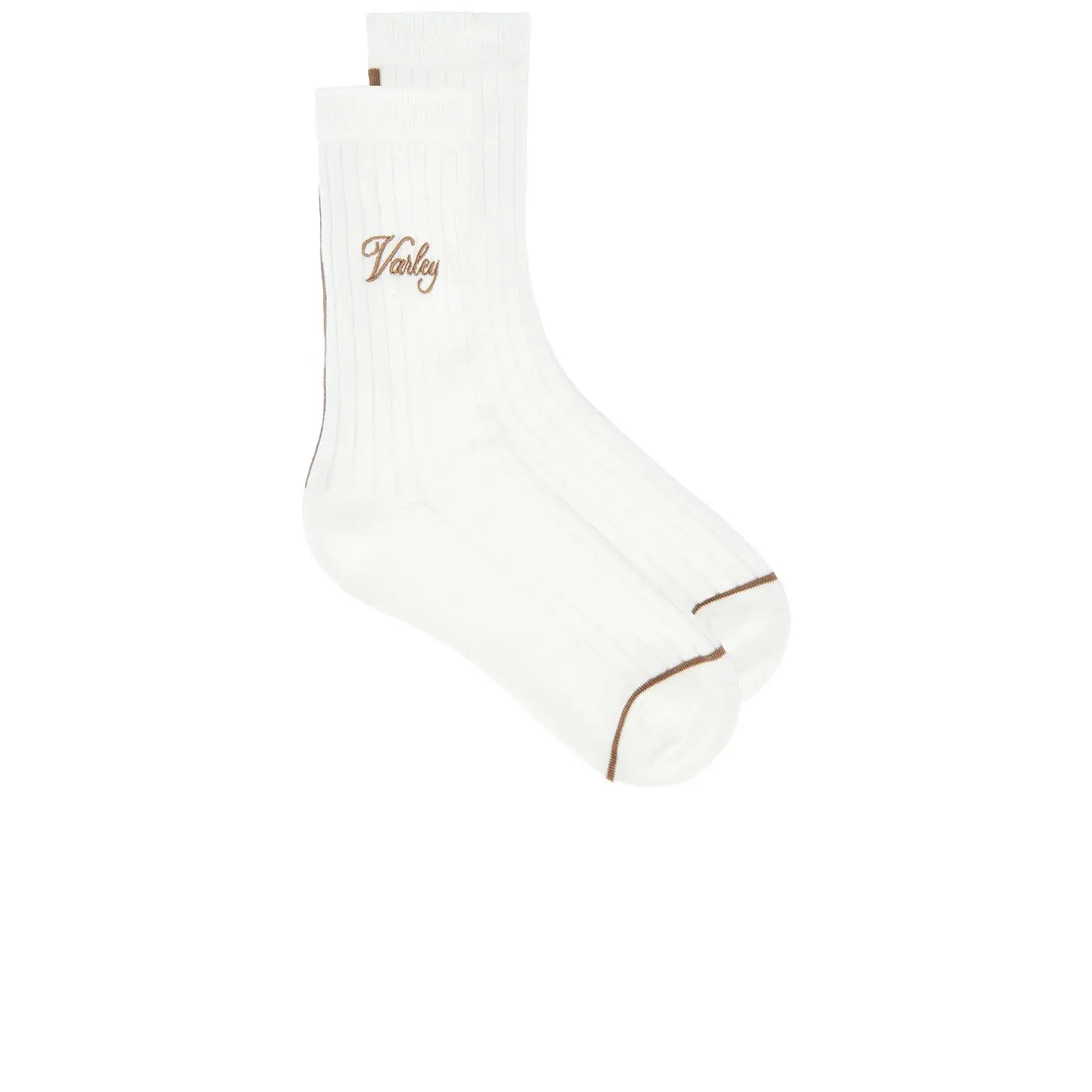 Varley Ivan Light Rib Sock in Snow White