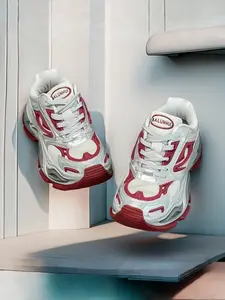 Men's Daily Casual Cushioned Running Shoes, Running Sports Shoes, Breathable Mesh Upper, Lightweight Comfortable Fitness Walking Sneakers