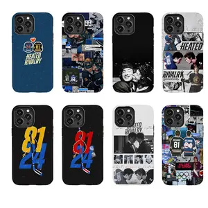 81 24 Phone Case, Heated Rivalry Ice Hockey Collage Cover, Sports Fan Gift for iPhone & Samsung for iPhone & Samsung iPhone & Samsung iPhone & Samsung iPhone 17/16/15/14/13/12/11 Pro Max/Plus and Samsung Galaxy S23-25, shockproof and drop-proof, lightweig