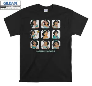Princess Jasmine Moods Cute T-shirt  Best Price