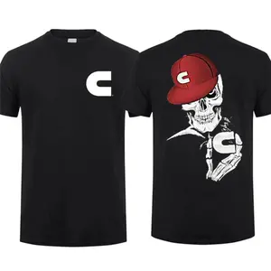 Skull Wearing Hat And Holding T-Shirt For Diesel Enthusiasts Mens Apparel Ideal Gift For Dad Made In USA