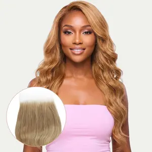 Honey Blonde Body Wave 5x5 HD Lace Human Hair Closure - Pre-Colored #27 Honey Blonde, Soft Body Wave Texture, Seamless Blend, 100% Virgin Hair