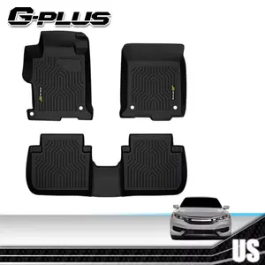 G-PLUS 3D Floor Mats Fit For 14-20 Nissan Rogue Car All Weather TPE Floor Set Liners,Waterproof Anti-slip Durable Floor Mats Upgraded Version Vehicle Protector