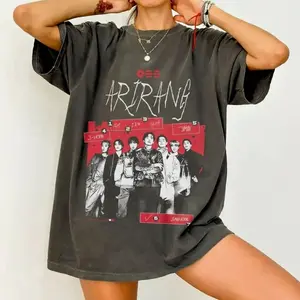 Arirang Shirt, Is Back Graphic Tee, ARMY Gift, Bangtan tour 2026 merch, Retro Music Fan Gift, Unisex Shirt, Gift For Fan Z8A
