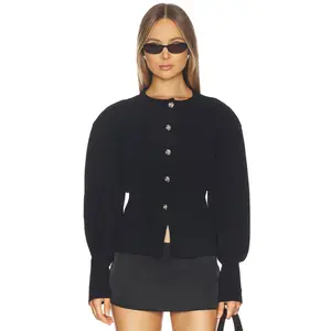 MAJORELLE Arana Cardigan in Black