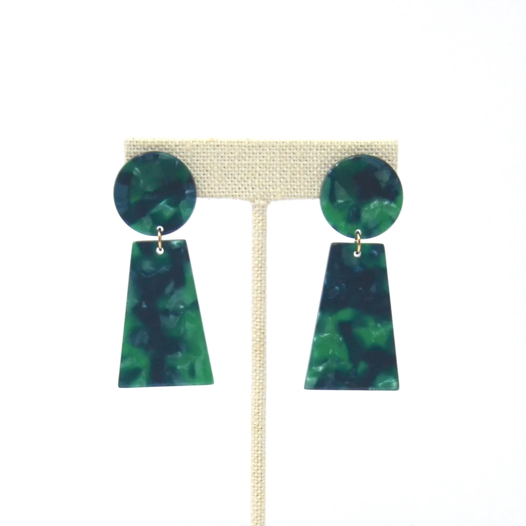 Emerald Bay Tortoise Earrings