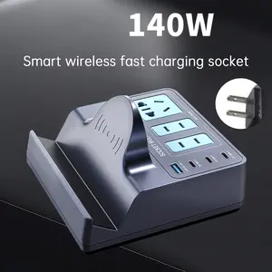 140W Smart Wireless Fast Charging Socket High Power PD100W Notebook QC Charging
