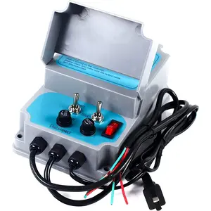 Controller for Greenhouse The Roll up Motors with AC110V to DC24V Transformer 3 Position Controllers,Incremental Controller Electric Cabinet (Forward Reverse Control 2 Motors)