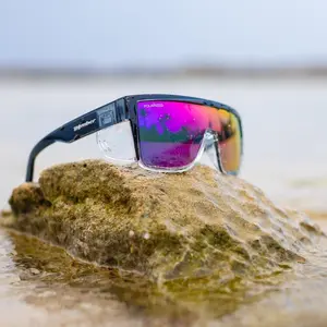 Safety Sunglasses Mirrored Colored Lens Side Protection Removable Side Shields Eye Protection