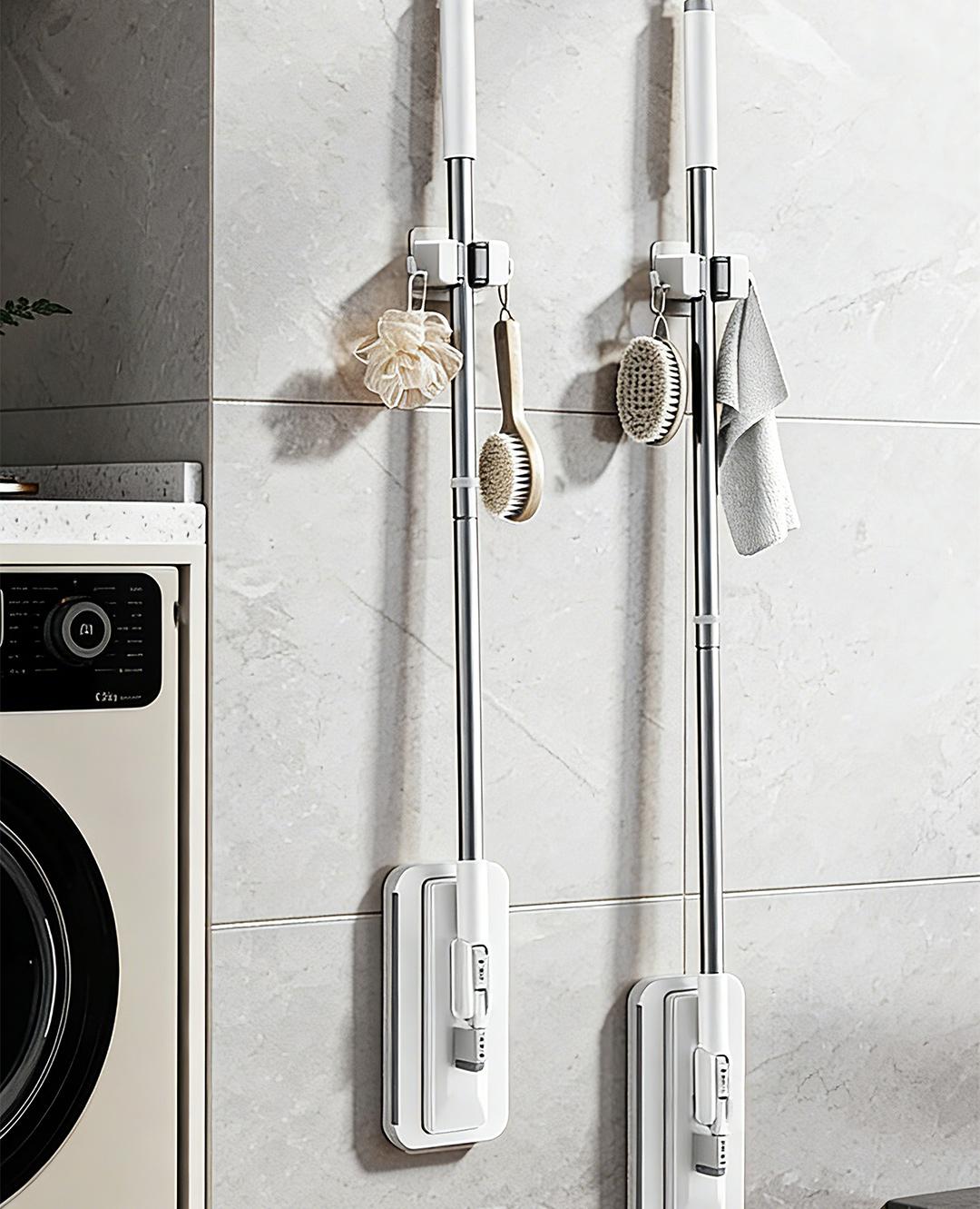 SOPAMI Household Disposable Dust Removal Mop, Hands-Free Automatic Cloth Changing Floor Cleaning Tool