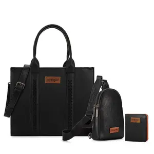 Wrangler Large Work Tote Bag for Women and CrossbodySling Bags with Coin Purse