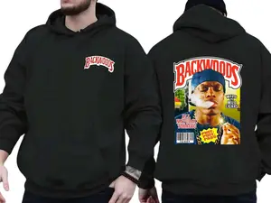 Backwoods Friday Movie 2 Sided Hoodie Unisex Print Soft Cotton Polyester Blend Classic Kangaroo Pocket Drawstrings Gift For Men Women