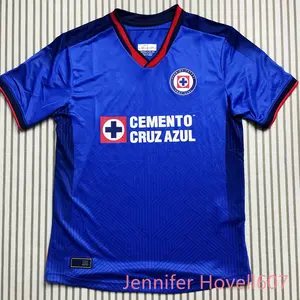 23 24 Mexico League Blue Cross Home Soccer Jersey