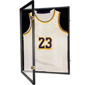 Jersey Frame Display Case Shadow Box Lockable with UV Protection for Baseball Basketball Football Soccer Hockey Sport Shirt