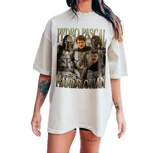 Personalize Limited Pedro Pascal Mandalorian Vintage T-Shirt, Gift For Women and Man Unisex T-Shirt
