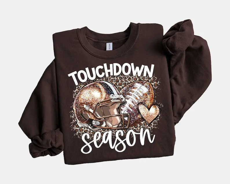 Touchdown Season Vintage Graphic Sweatshirt