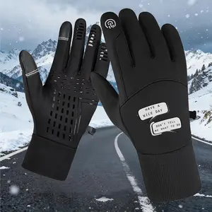 Stylish Printed Gloves for Men & Women Have a Nice Day & Don't Tell Me What to Do Speech Bubble Design Warm & Comfortable for Winter Outdoor Sports & Daily Use