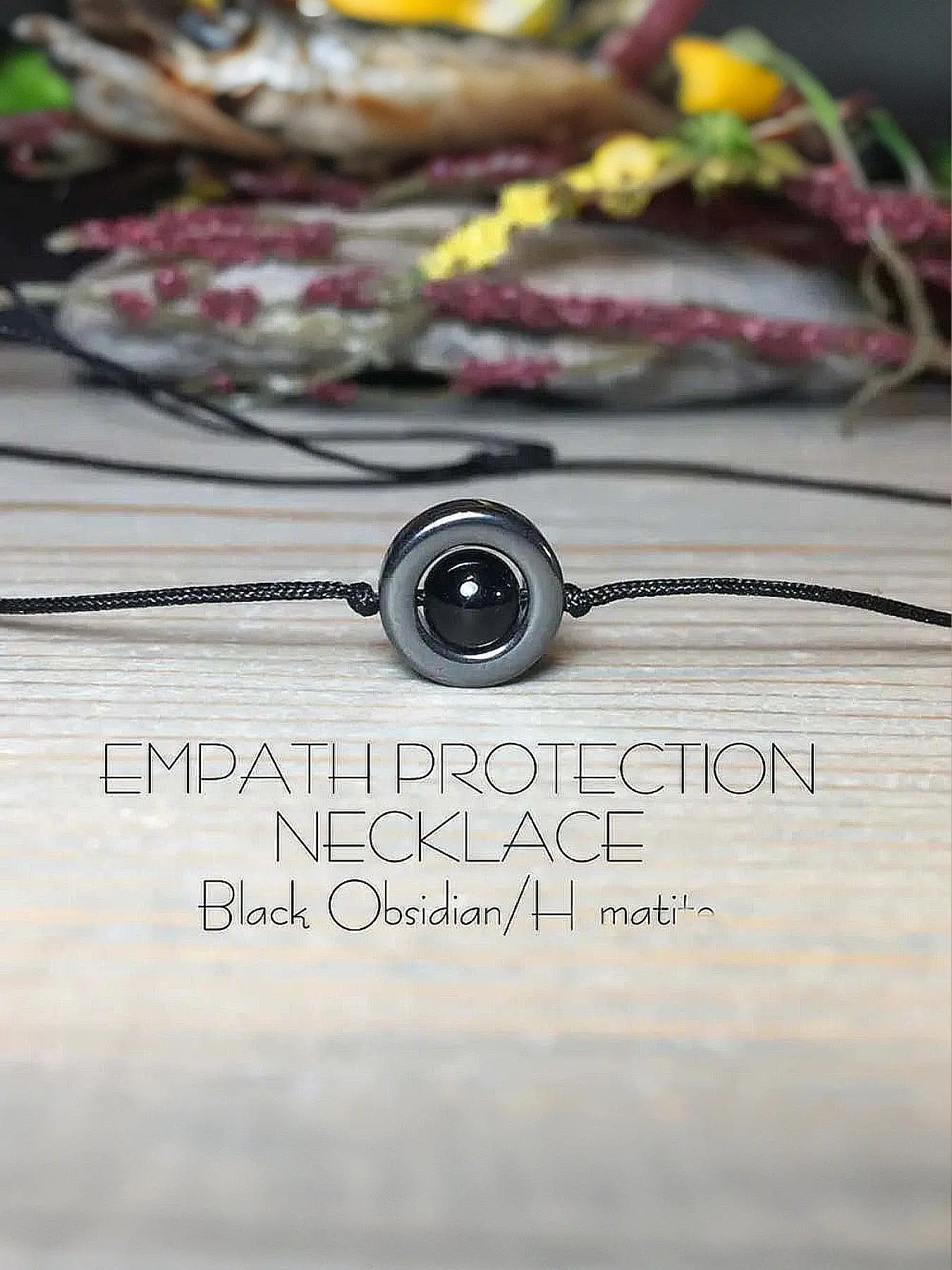 Natural Stone Crystal Black Agate Braided Necklace, Fashionable and Versatile Design Suitable for Wearing at Any Time, Gift for Friends