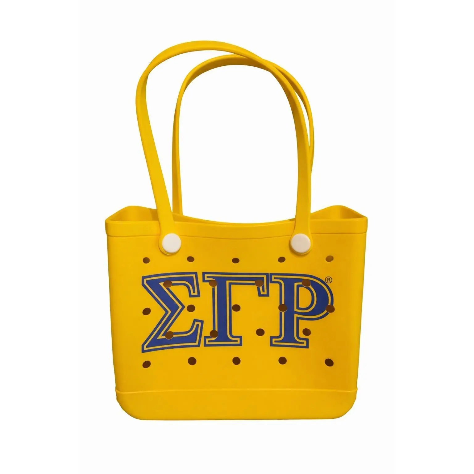 Women's Sigma Gamma Rho Sorority Beach Tote Bag - Sigma Gamma Rho Text, Waterproof, Heavy-Duty EVA, for Recreational Travel, Large-Scale Logistics Use