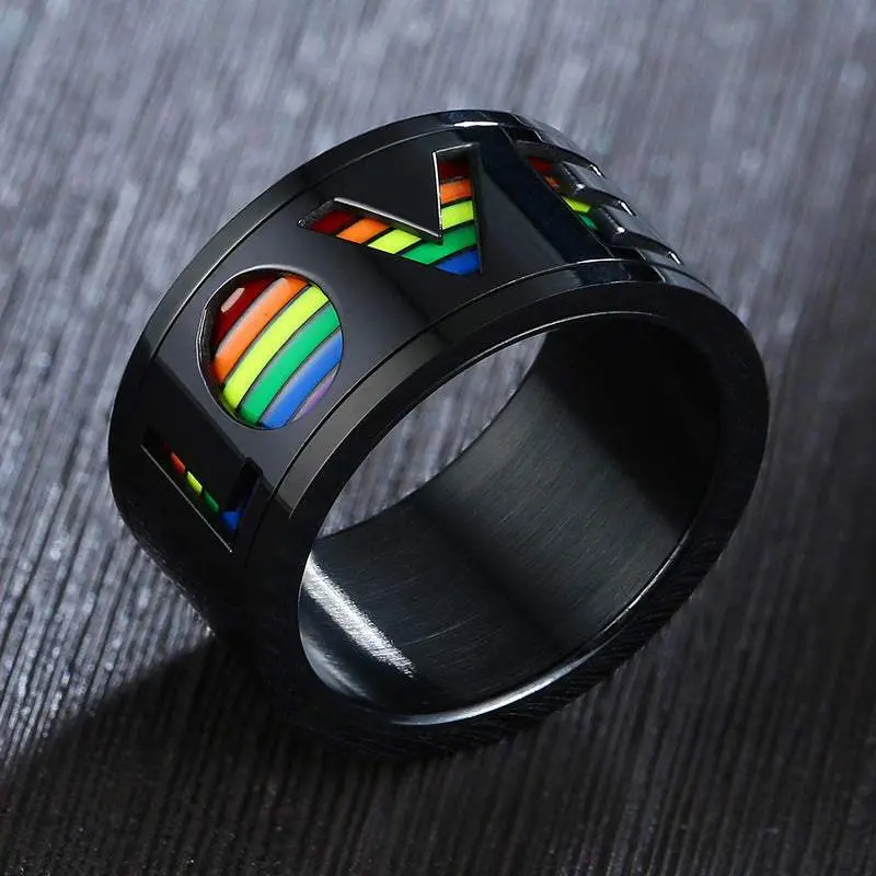 Black Love Rainbow Ring Black Love Rainbow Ring