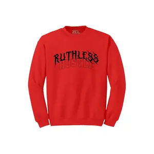 Ruthless Hustle Crewneck Sweatshirt (Black Logo)
