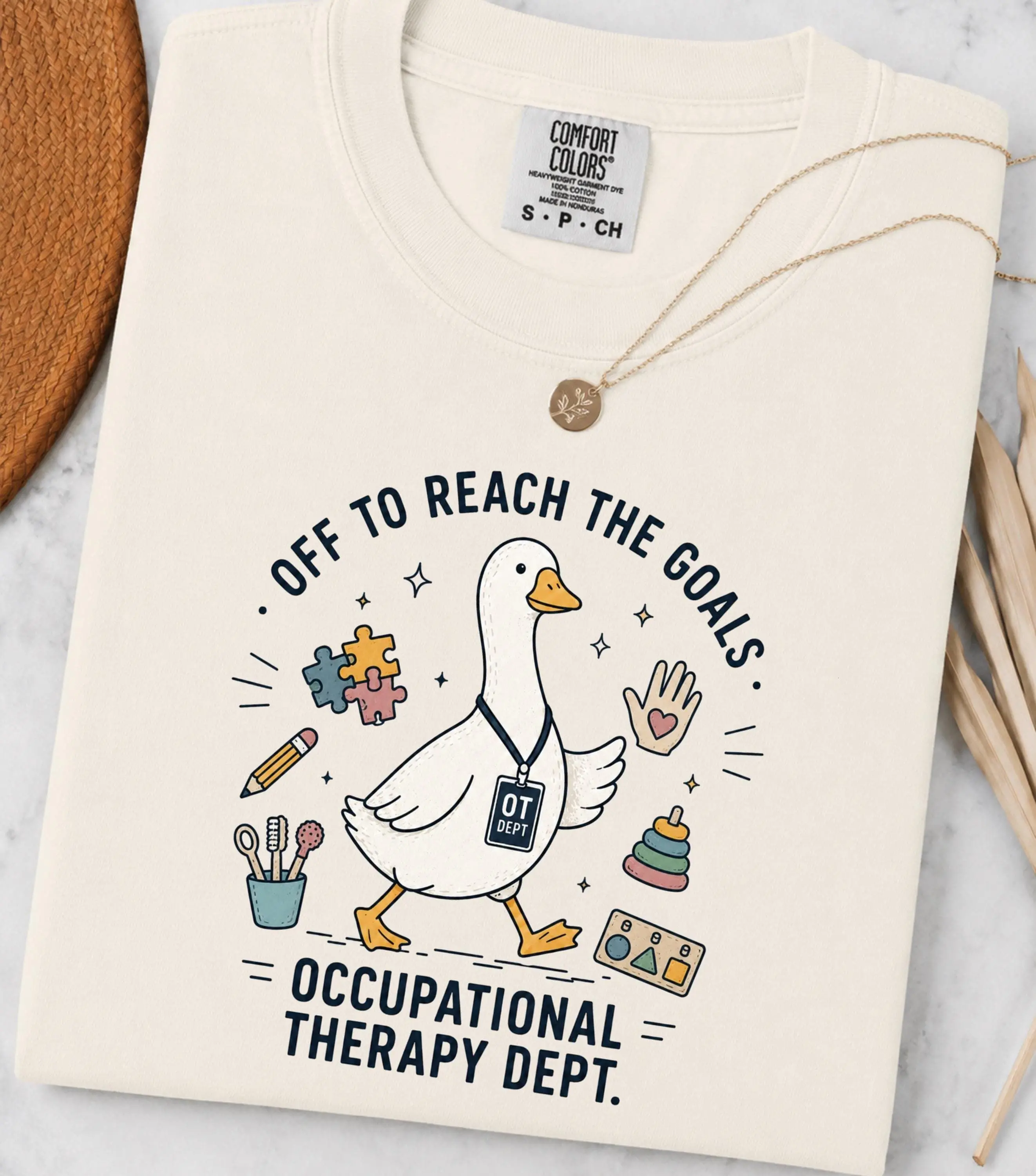 Occupational Therapy Goose Shirt, OT Department Tee, Pediatric OT Gift, Funny Therapist Goals Shirt, COTA Gift