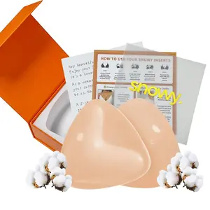 Snowy Sticky Push Up Inserts - Instant Boost Double-Sided Adhesive Bra Cup for Women - Womenswear, Clothing Push-Up Ultra Boost Inserts for Women,sticky push up pads,adhesive bra,double sided sticky lift pads, inserts，Bra Cup