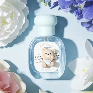 1 Count Cool Sweetheart Era Cute Bear Perfume, Floral Cologne, Fruit Woody Floral Floral Fruity Lavender Long-Lasting Fresh Scent, Girl's Light Fragrance Spray
