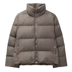 Moncler x Rick Owens Cyclopic Short Down Jacket Dark Dust