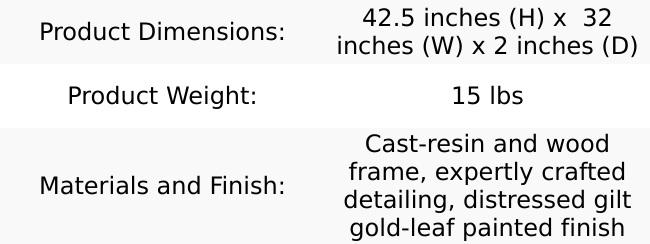 Palais Mirror: French Gilt Gold Mirror With Elegant Details