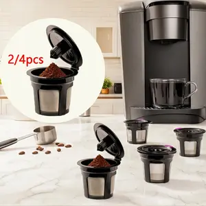Reusable K-Cups for Keurig K Elite, K Classic, K Compact, K Latte, K Select, All Coffee Makers, Coffee Filter Nets