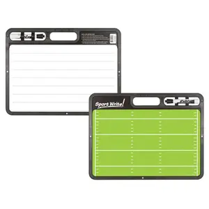 212 MAIN Pro Football Dry-Erase Board, 12.5x16.5" Large Format, Double Surface, Team View Sport Writing Tool