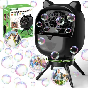 Automatic Multifunctional Bubble Making Machine Rechargeable for Parties: Portable Bubble Maker with 500ML Large Tank for Celebrations Outdoor Party Weddings Birthdays Family Fun - Perfect for Kids Toddlers