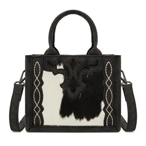 Western Hair-On Cowhide Mini Tote/Crossbody