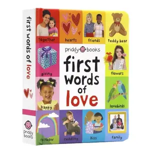 English Board Book, Educational Reading Material for Kids, Visual Learning Tools, Durable Paperboard Design, Perfect Gift for Young Learners