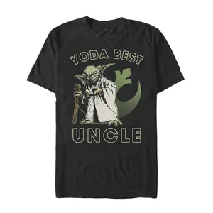 Men's Star Wars Yoda Best Uncle T-Shirt