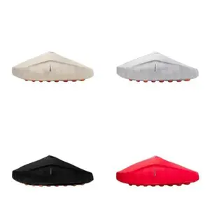 Mind 001 Orange Nodes Athletic Slide Sandals Unisex for Men Women 22 Pressure Points EVA Slippers Soft Foam Midsole Comfortable Fit - Men