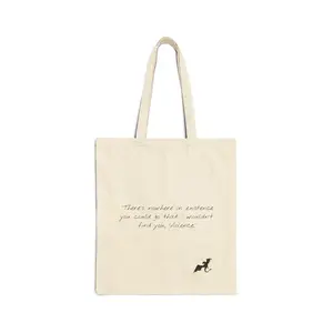 There's nowhere in existence you could go that I wouldn't find you, Violence " Tote Bag - Fourth Wing - Xaden and Violet- Romantasy Merch