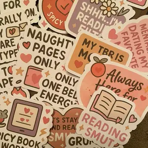25 Mini Smut Stickers | Bookish & Spicy (18+) | Kindle Stickers | Bookish Stickers | Booktok stickers | Spicy stickers | Romance Reader Stickers | Tablet stickers | iPhone stickers | MMC stickers | TBR stickers | Plot Tension stickers