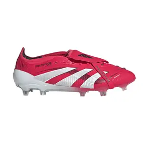 adidas Mens Predator Elite Fold-Over Tongue Firm Ground Soccer Cleats  - Red