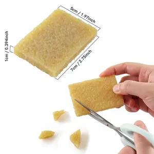 2pcs Rubber Cleaning Eraser Adhesive and Glue Residue Eraser Remover For Removing Adhesive From Paper Plastic and Other Surfaces